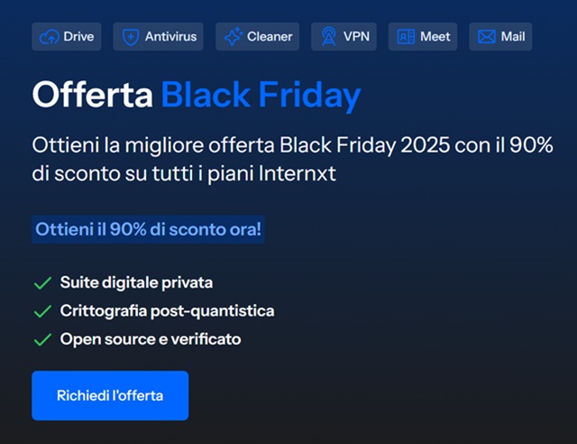internxt offerta black friday