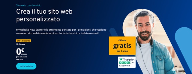 ionos gratis per un anno