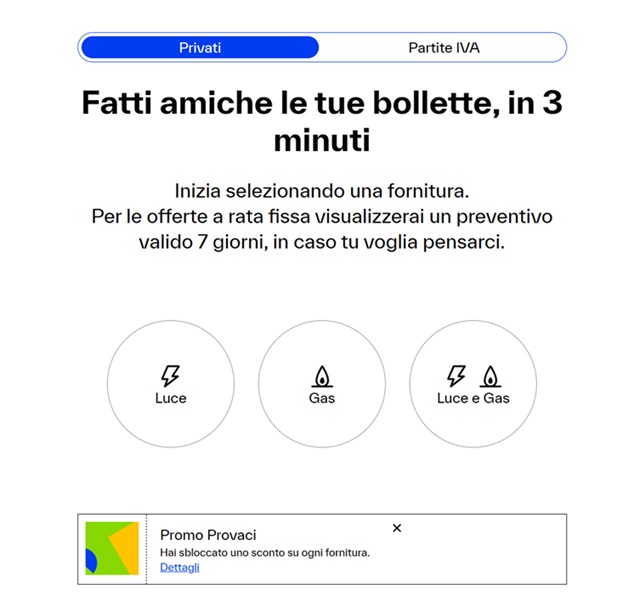 nen sottoscrizione bolletta