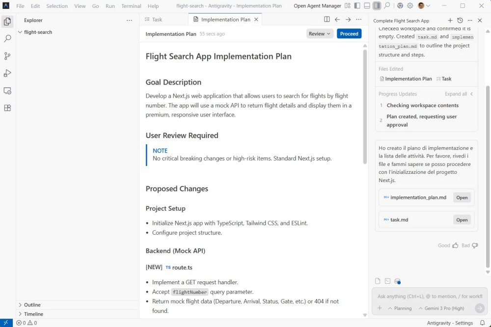 Piano implementazione sviluppo software