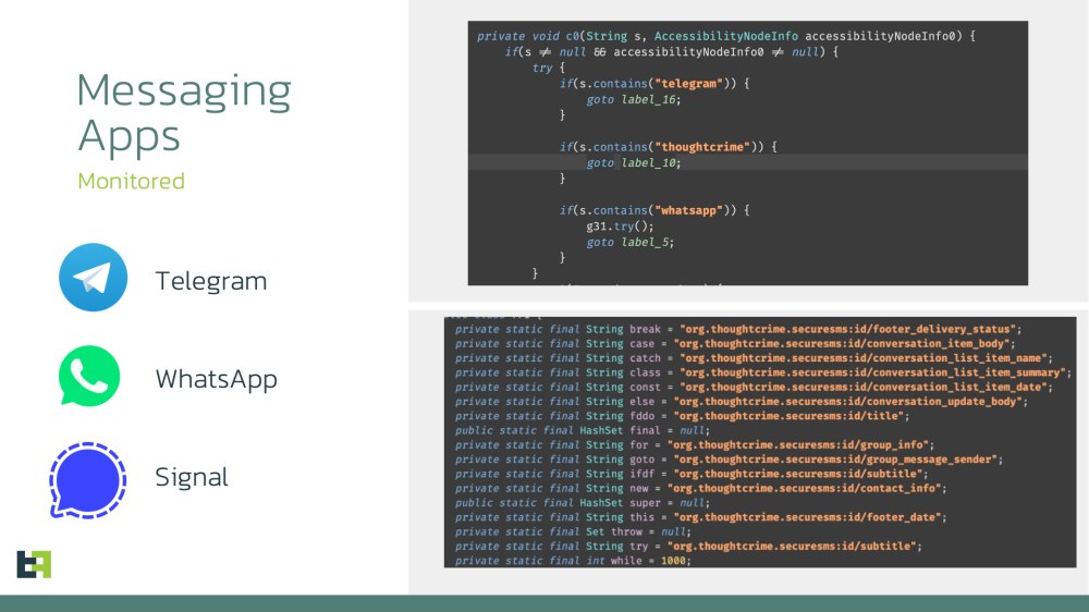Sturnus monitoraggio app messaggistica WhatsApp Telegram Signal