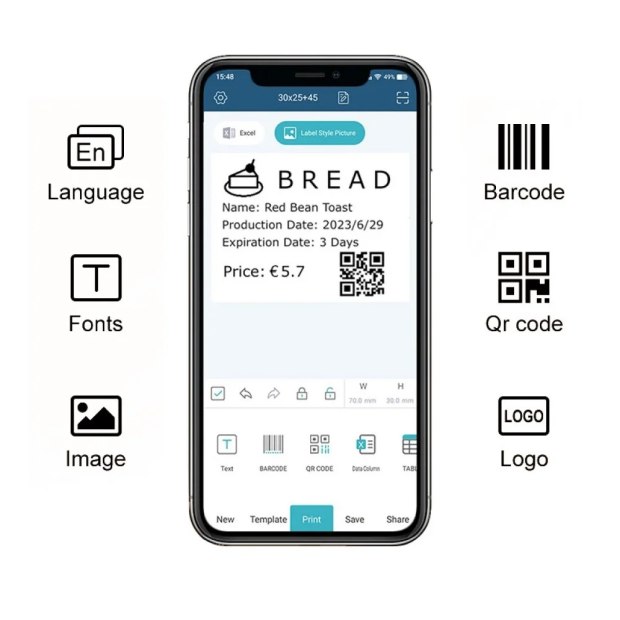 App per stampa etichette Techly