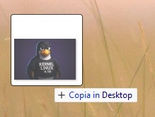 Copia file tasto CTRL