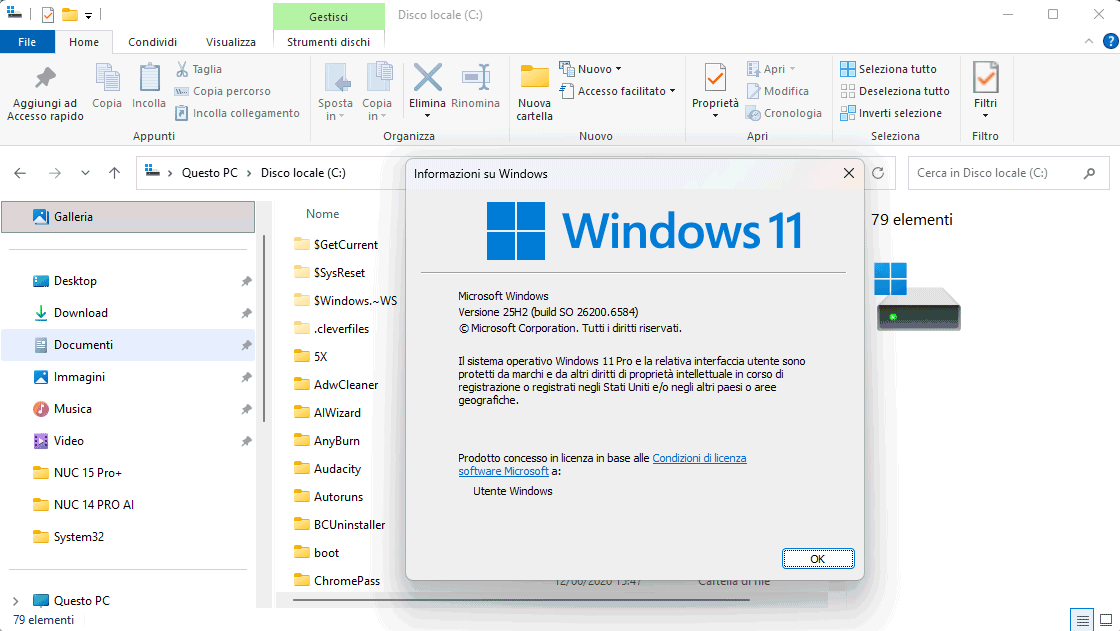 Vecchio Esplora file Windows 10 in Windows 11