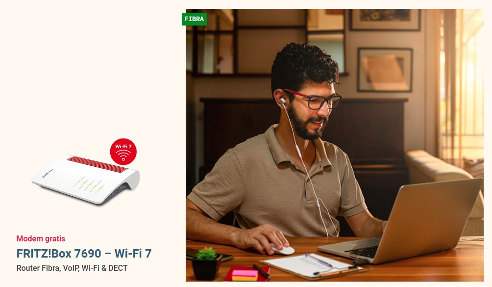 Connettività Fibra Ehiweb offerta