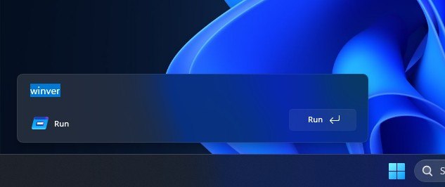 Nuova finestra Esegui Windows 11