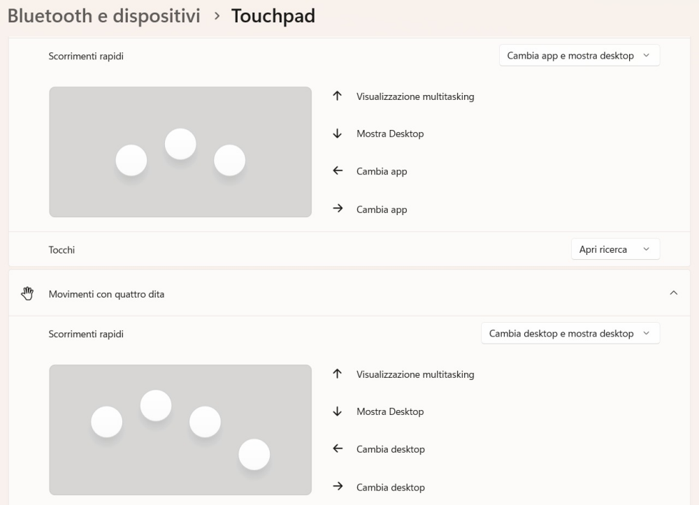 Gesture touchpad Windows 11