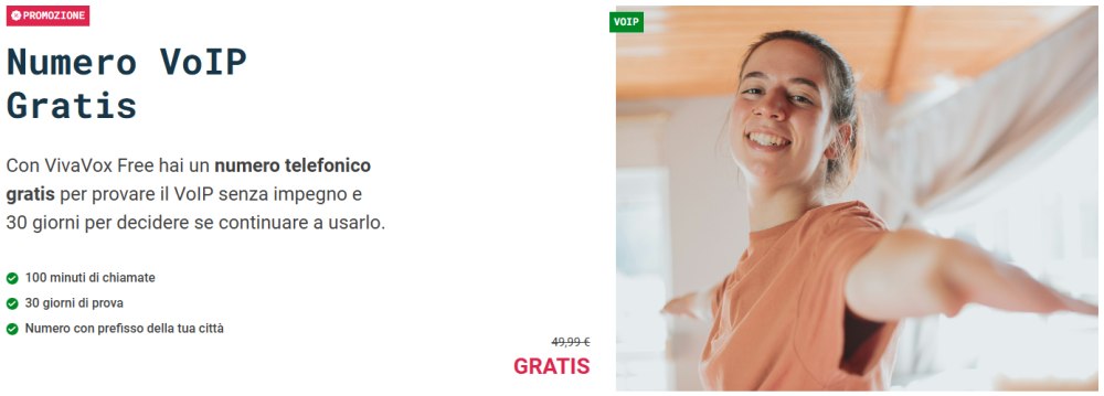 Numero VoIP gratis con Ehiweb