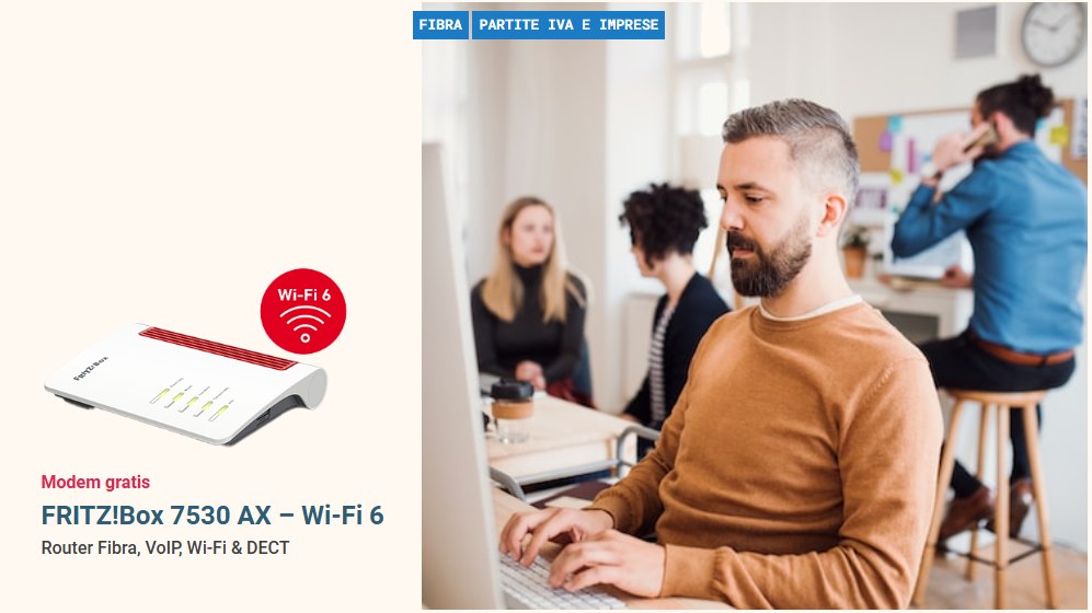 Promozione business offerta fibra Ehiweb