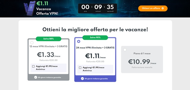 privadovpn offerta vacanze