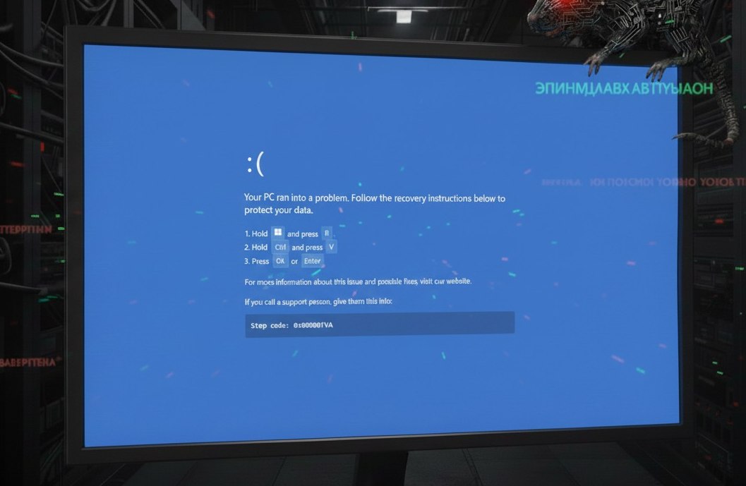 Falso BSOD attacchi hotel europei