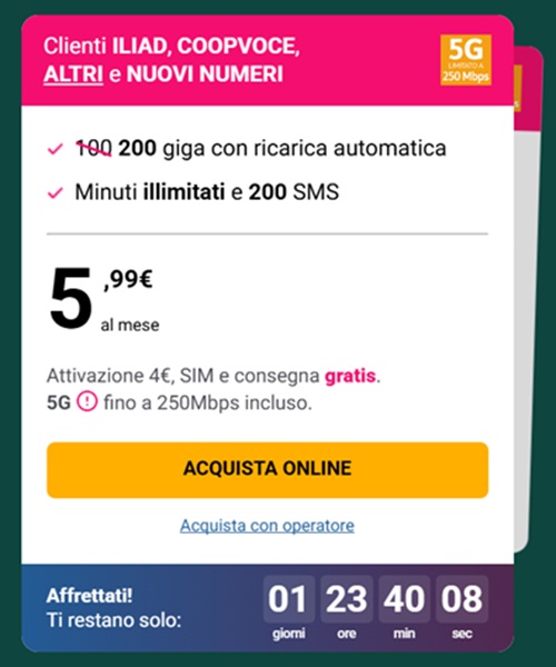 kena 5g offerta natalizia