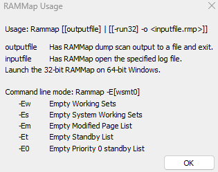 CLI RAMMap