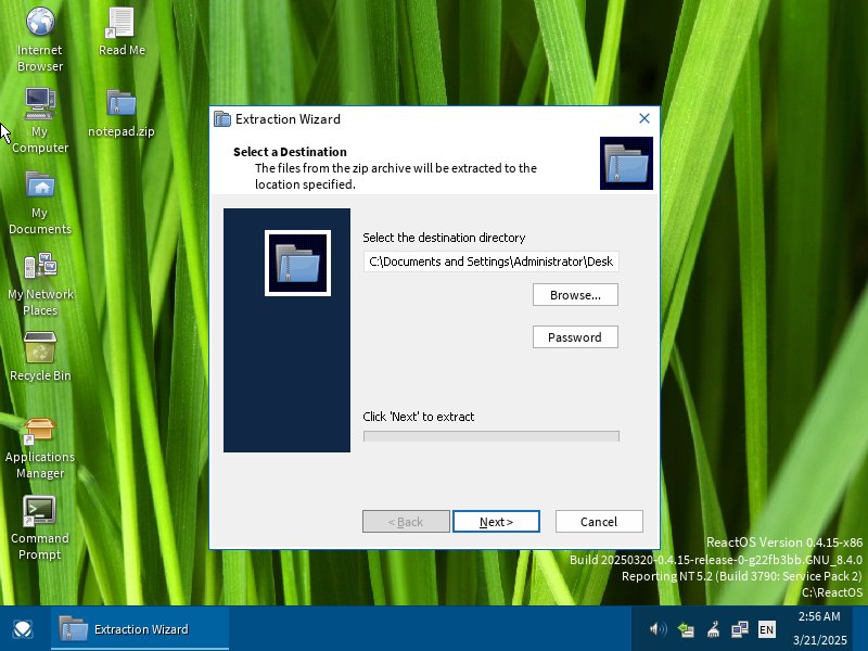 ReactOS, sistema compatibile a livello binario con Windows NT