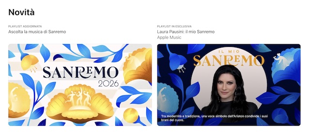 apple music sanremo 2026