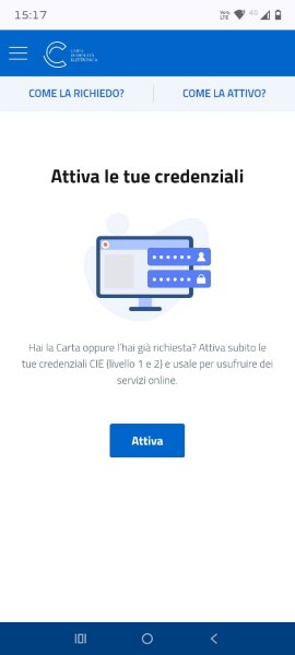 Attivazione CIE obbligatoria