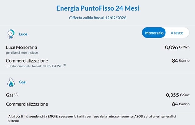 engie energia puntofisso 24 mesi