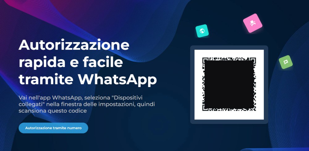 Generazione codice QR scam WhatsApp