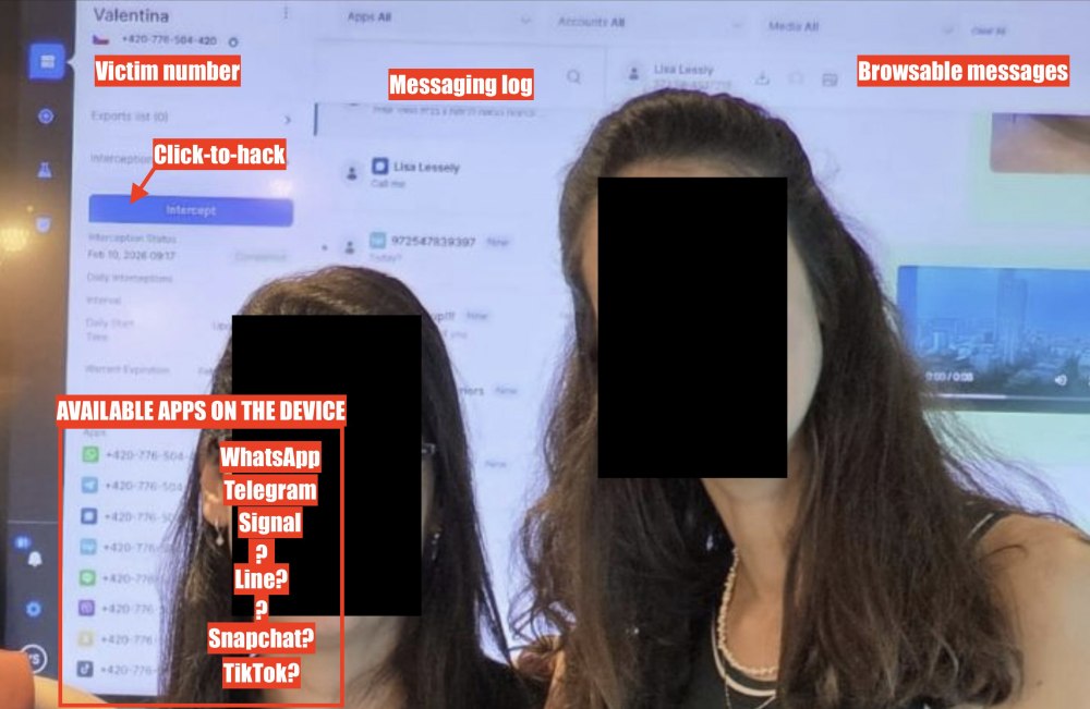 Pannello di controllo spyware Paragon Graphite