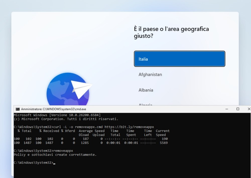 Rimozione app provisionate in Windows 11