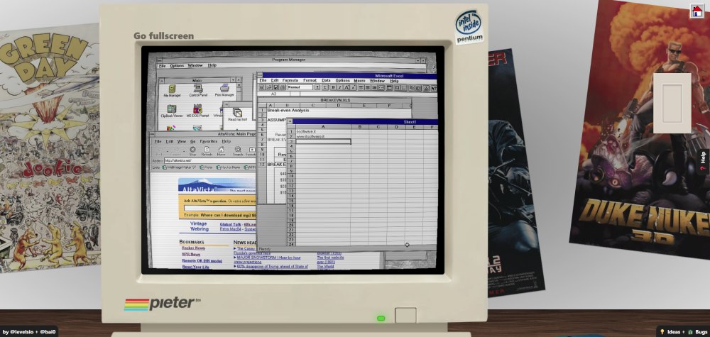 Emulare Windows 3.11 nel browser, nel 2026