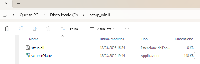 Bypass requisiti Windows 11