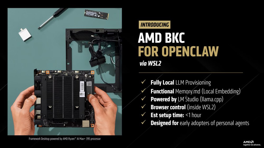 Configurazione OpenClaw su hardware AMD