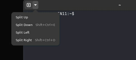 Ghostty, schede e suddivisione finestra