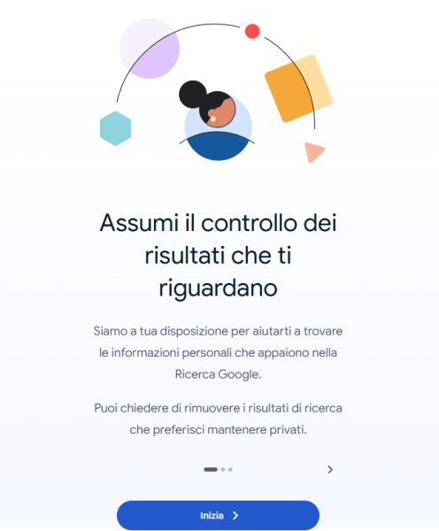 Google Risultati che ti riguardano