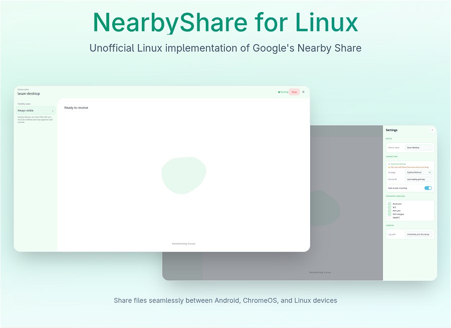 Quick Share: arriva la versione non ufficiale per Linux
