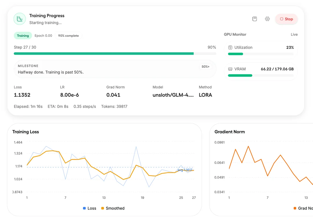 Training modelli AI con Unsloth Studio in locale