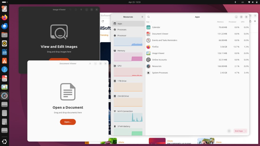 App preinstallate Ubuntu 26.04 LTS