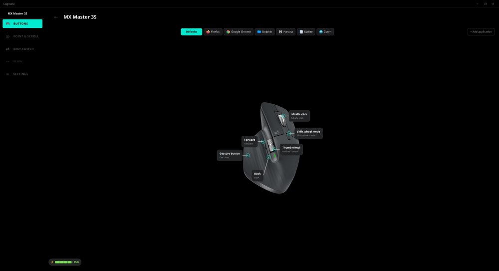 Logi Options Plus portato su Linux