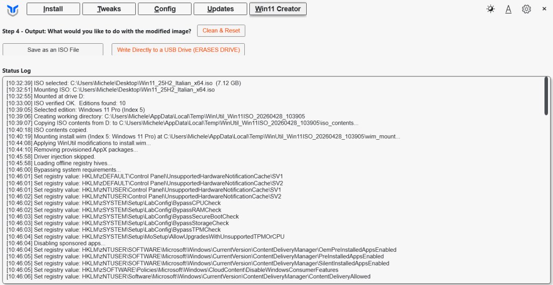 Personalizzazione ISO Windows 11