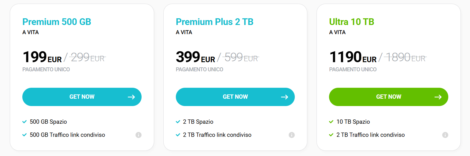 piani a vita pcloud