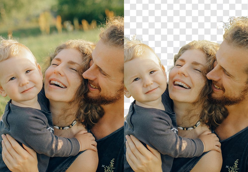 Ottimizzazione rimozione sfondo capelli peli animale