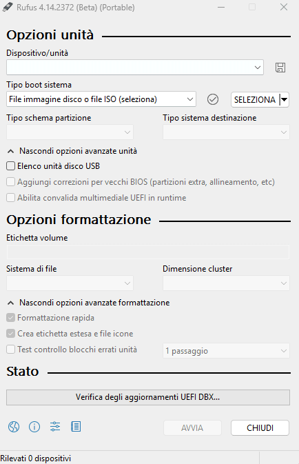 Novità Rufus nuova versione