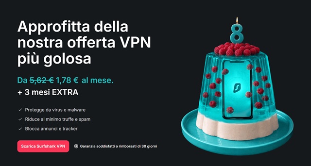 surfshark vpn offerta 8 anni