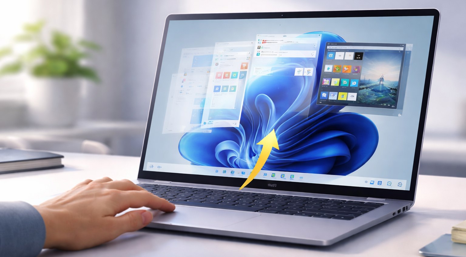 Windows 11, funzione stile macOS per mostrare il d &hellip;