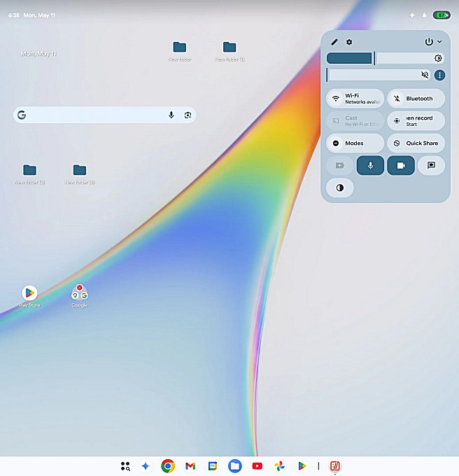 Desktop Aluminium OS Google