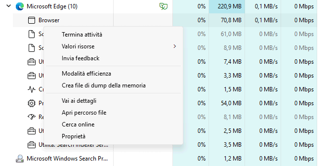 Dump memoria RAM Edge password