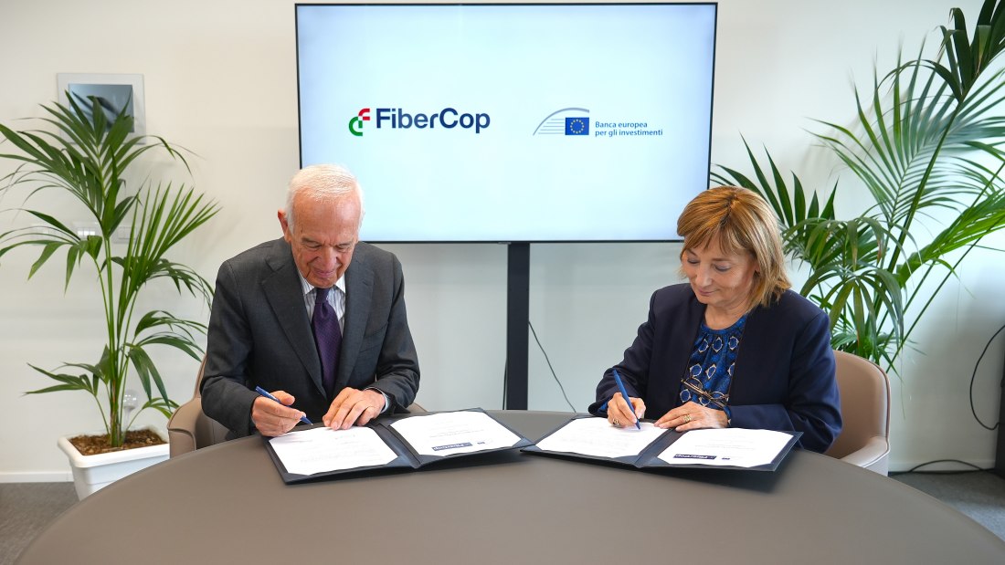 Firma accordo Fibercop e BEI estensione copertura FTTH Italia