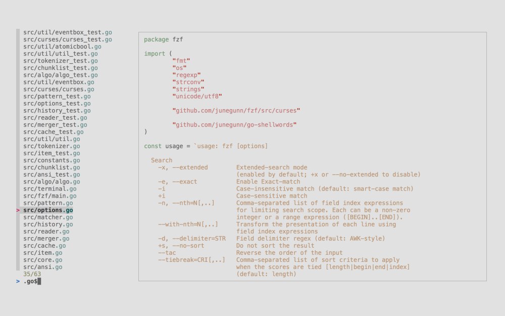 Ricerca veloce output comandi con fzf su Linux