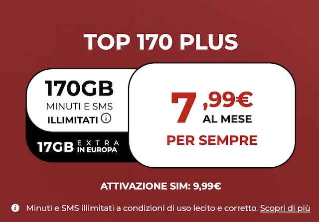iliad top 170 plus