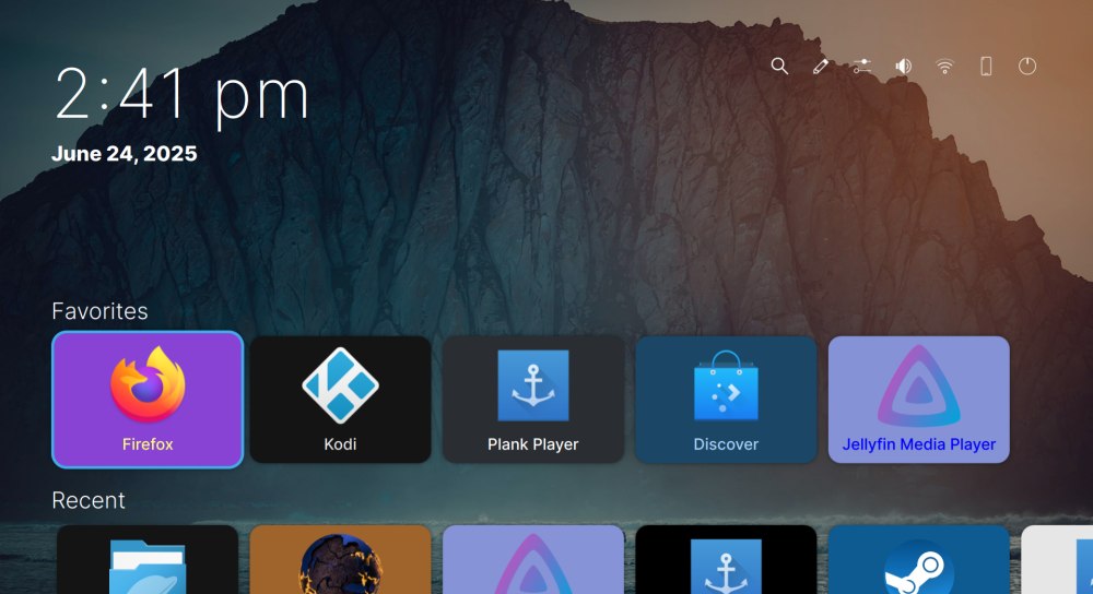 KDE Plasma Bigscreen