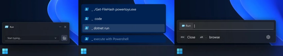 Nuova finestra Esegui Windows 11