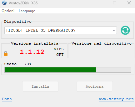 Ventoy avvio Windows 11 portatile