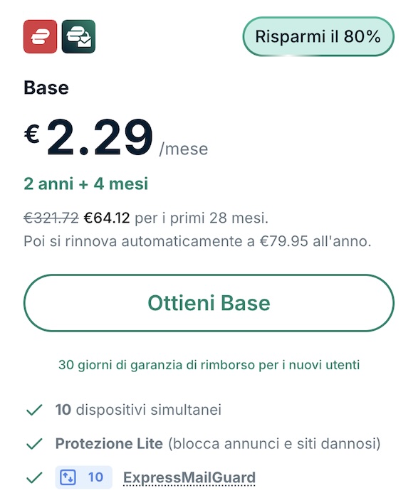 expressvpn offerta mondiali