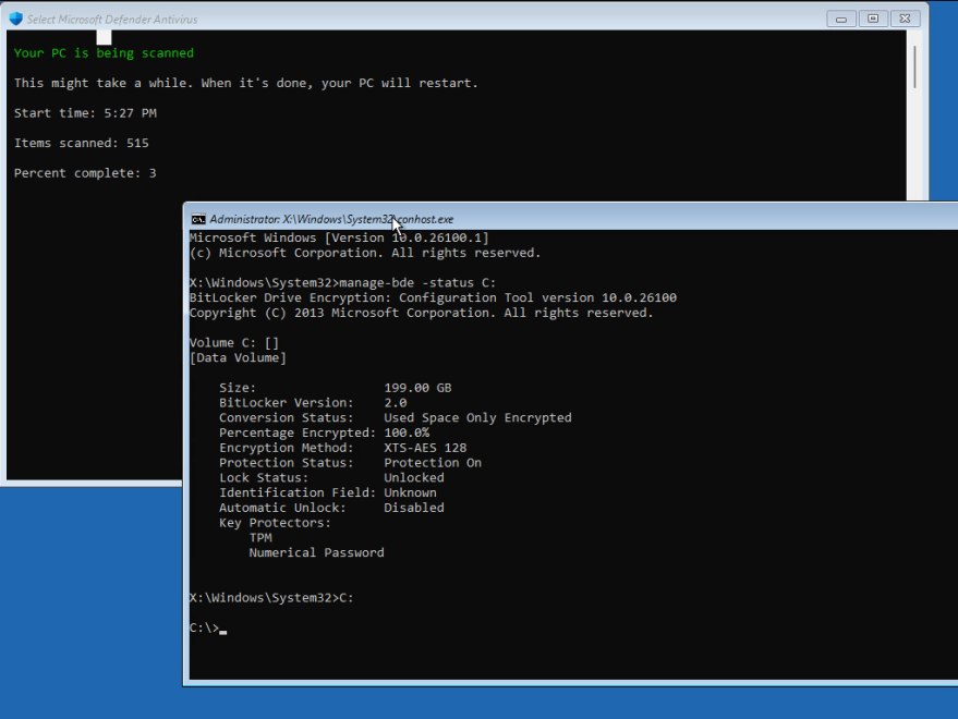 GreatXML bypass BitLocker