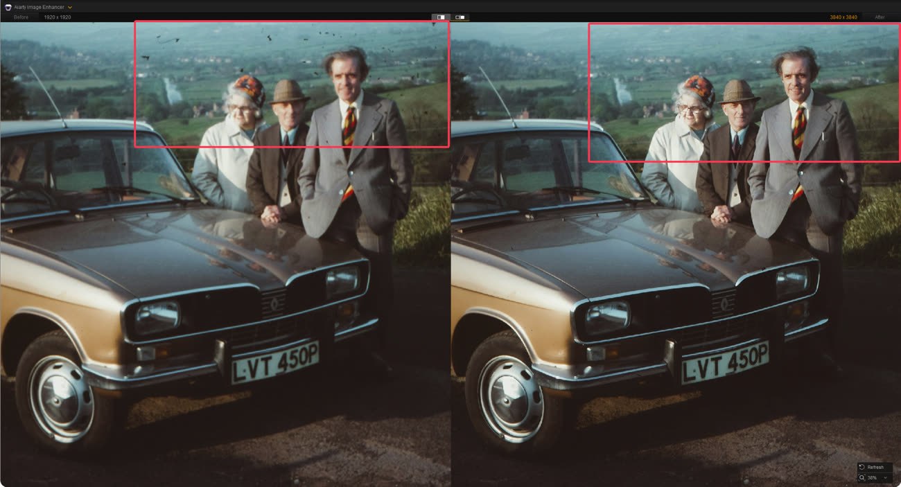 Rimozione oggetti indesiderati foto AI